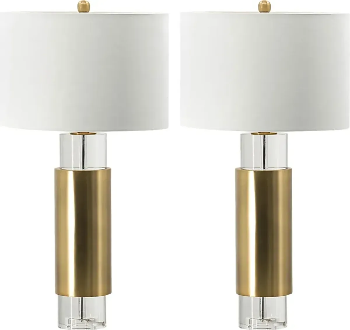 Reisling Grove Gold Lamp, Set of 2