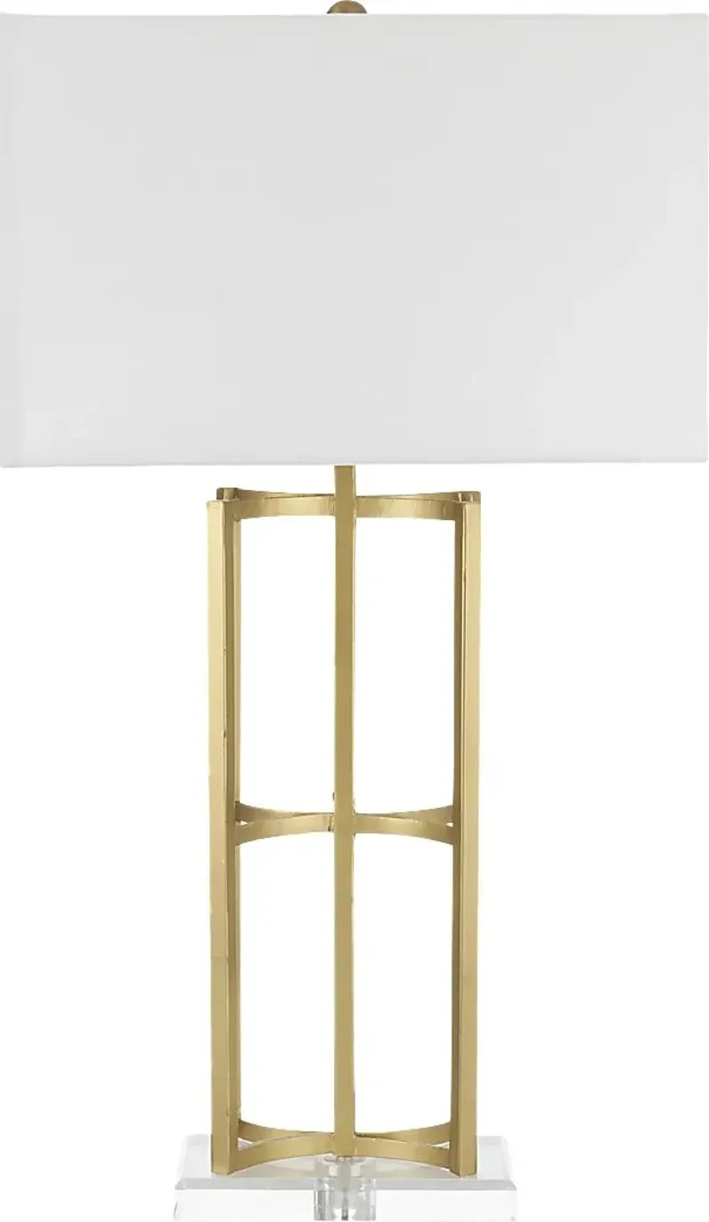 Veranda Boulevard Gold Lamp