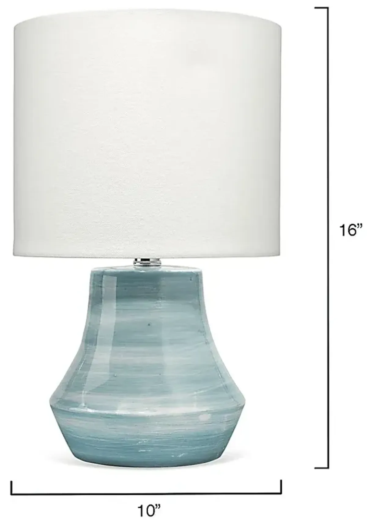 Ladd Point Blue Lamp