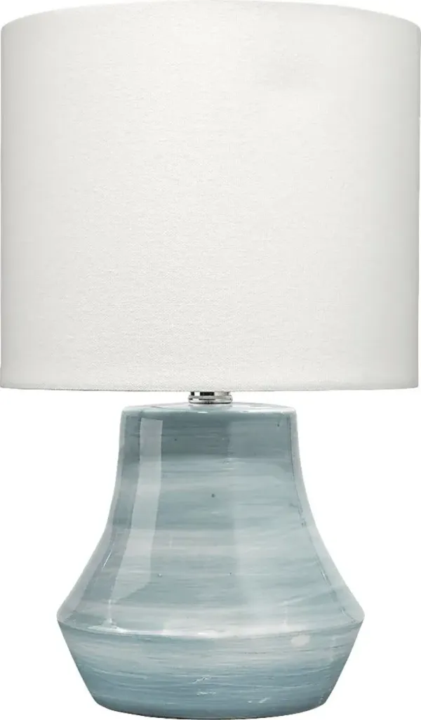 Ladd Point Blue Lamp