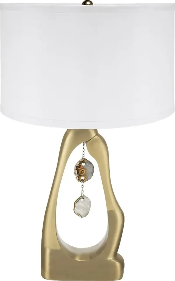 Lauder Cove Gold Lamp