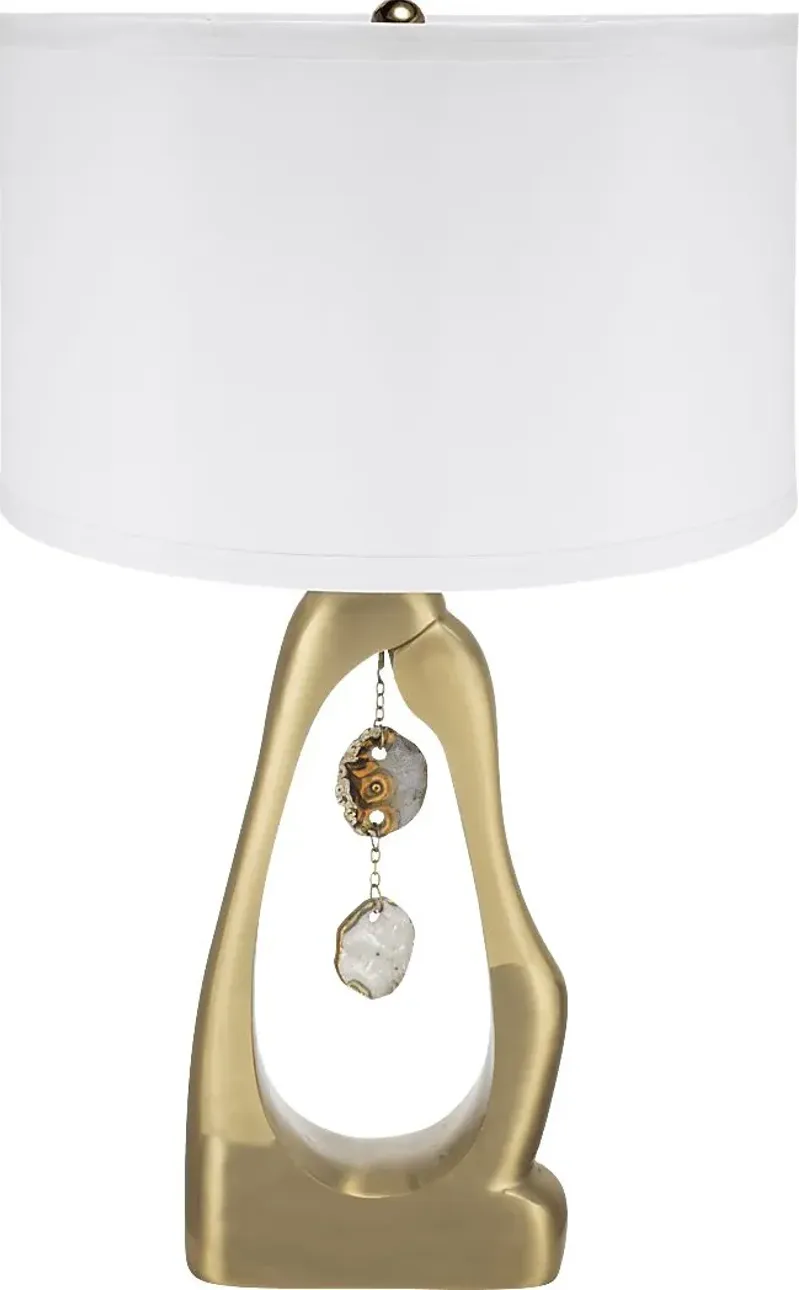 Lauder Cove Gold Lamp
