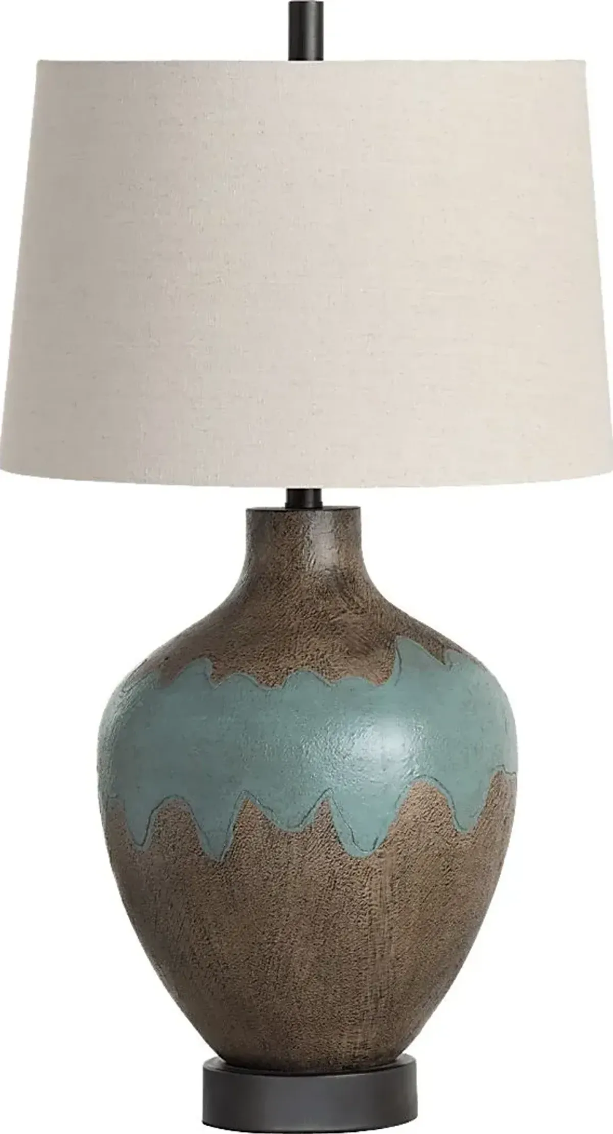 Macduff Avenue Turquoise Lamp