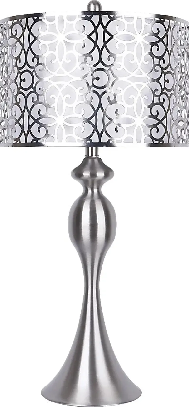 Harrison Club Nickel Lamp