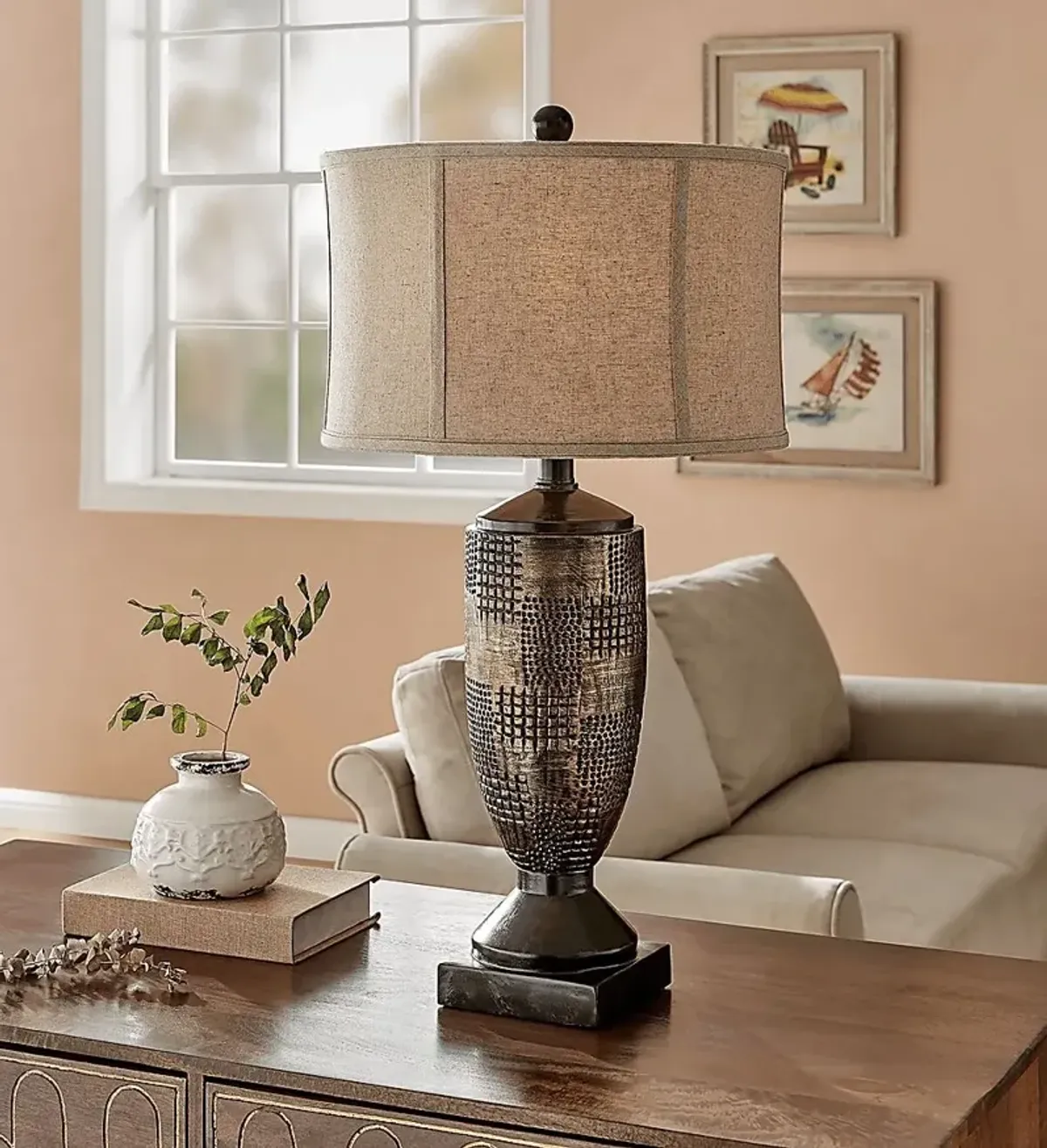 Banza Shores Bronze Lamp