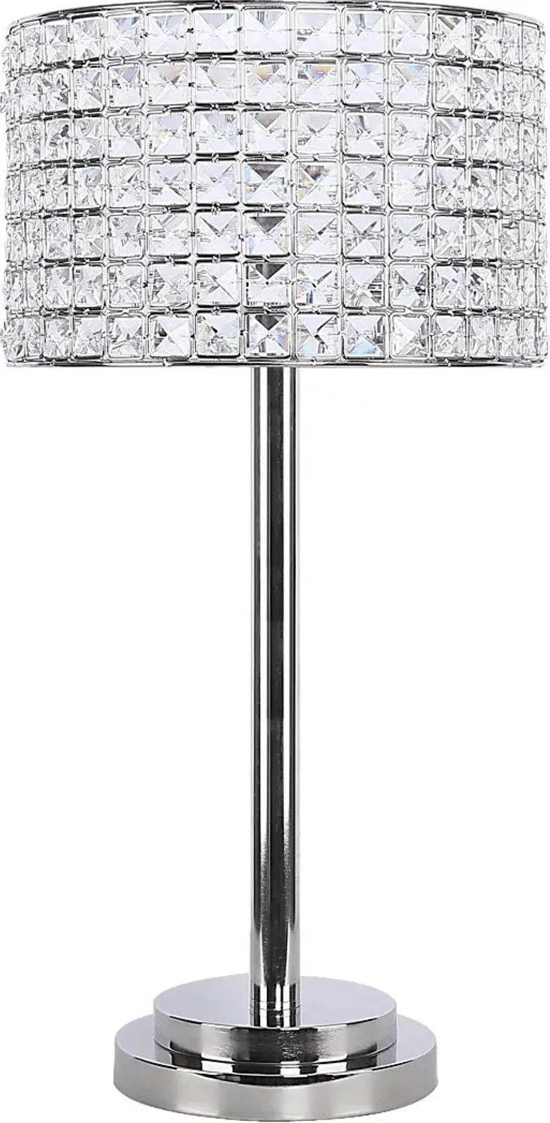 Waverly Shade Nickel Lamp