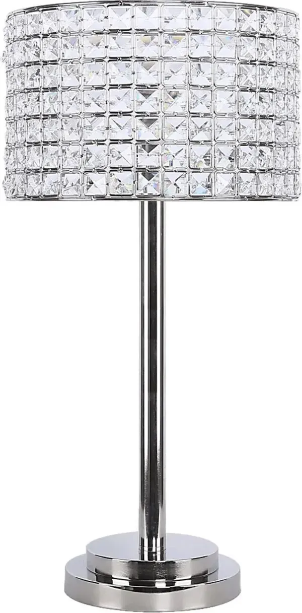 Waverly Shade Nickel Lamp