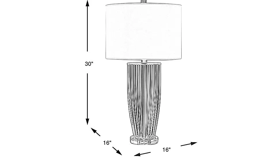 Bersal Nest Black Table Lamp