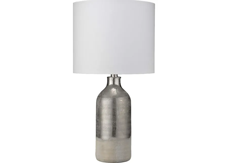 Veblem Court Silver Lamp