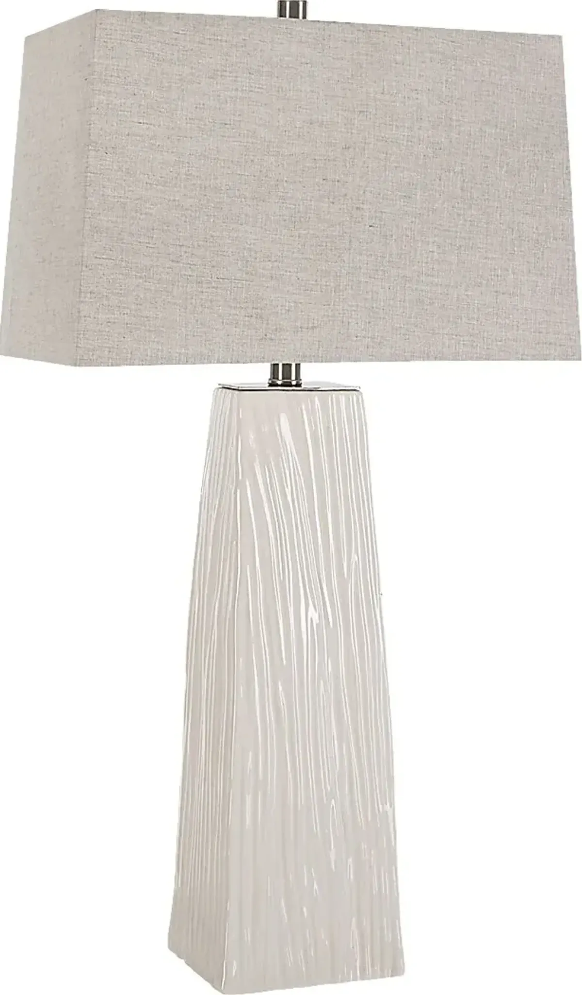 Enclave Court White Table Lamp