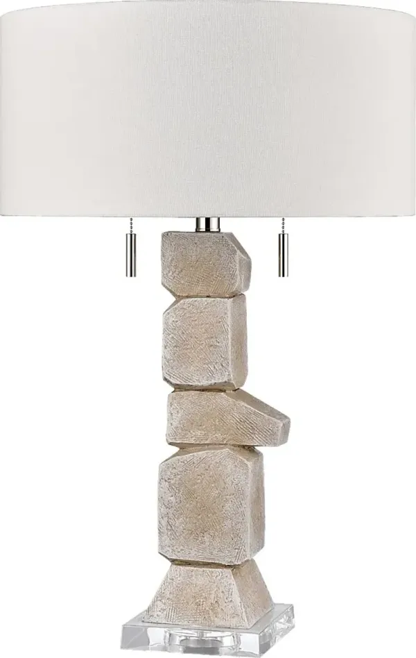 Stirrup Gate White Lamp