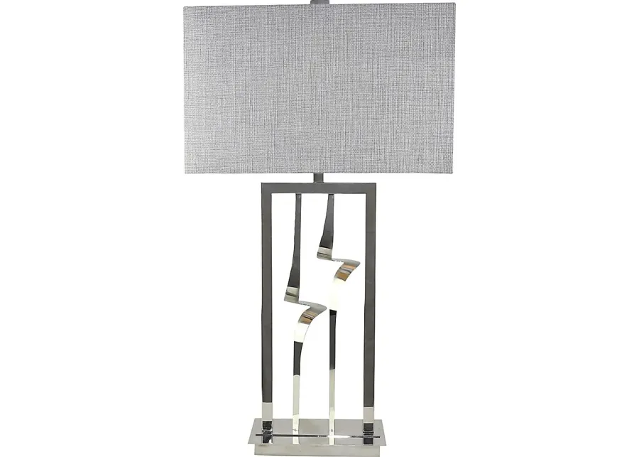 Abree Silver Lamp