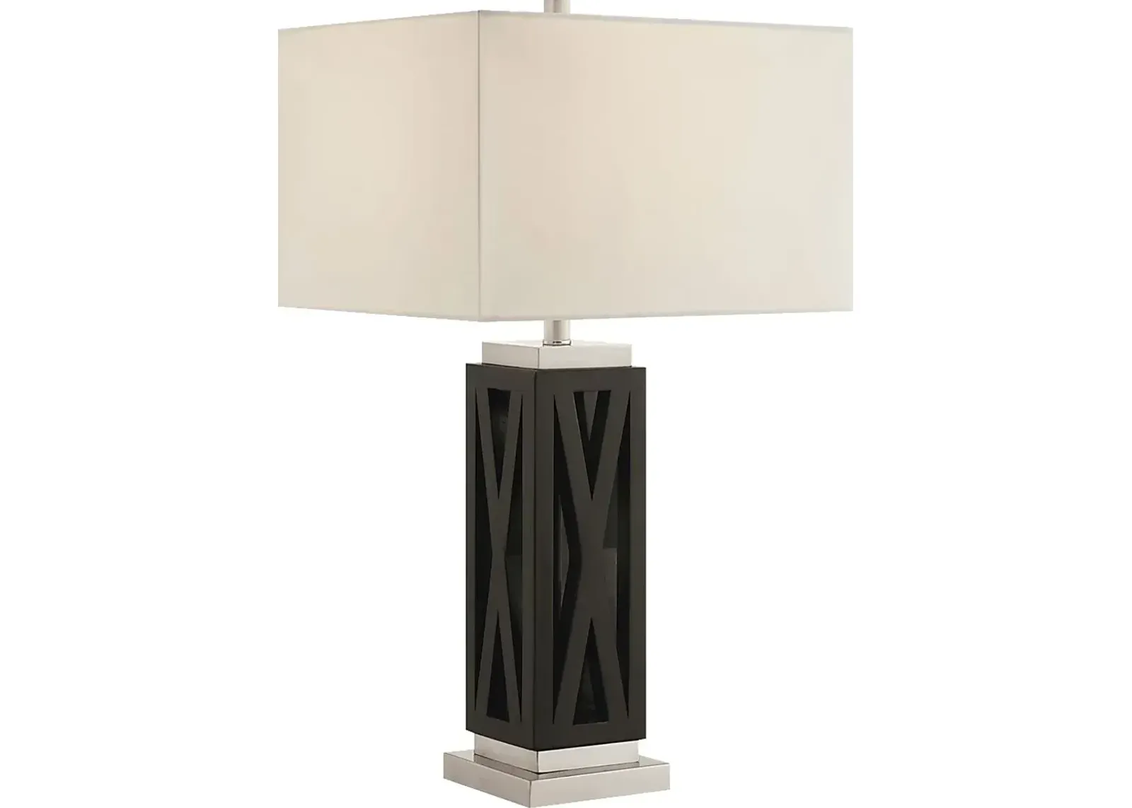 Quamari Hollow Black Lamp