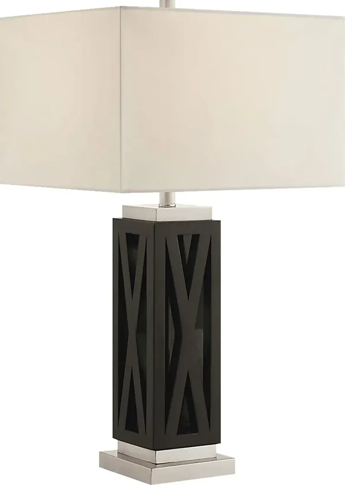 Quamari Hollow Black Lamp