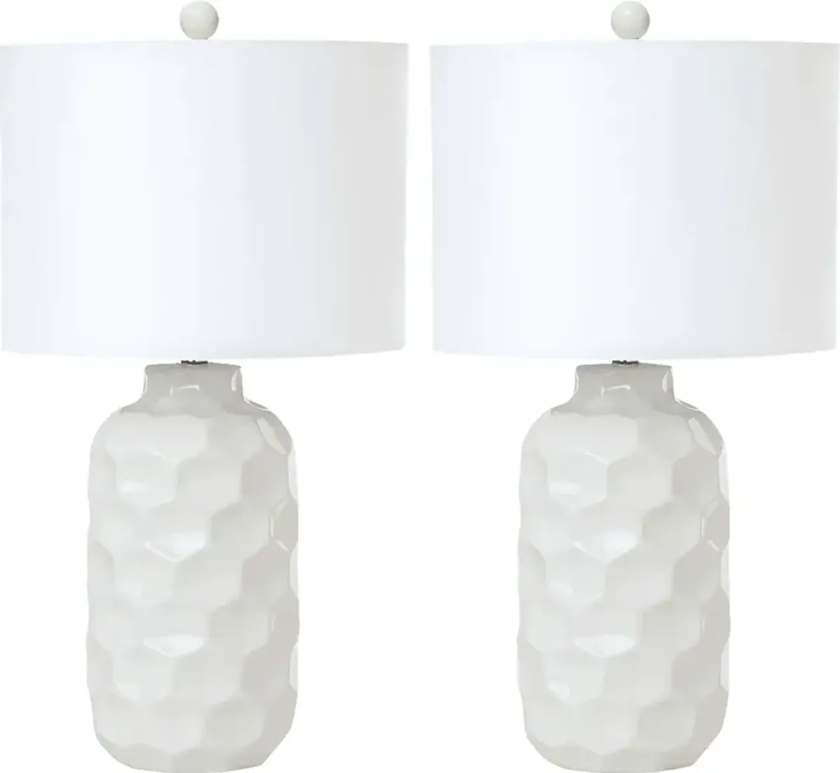 Wexford Cay White Lamp, Set of 2