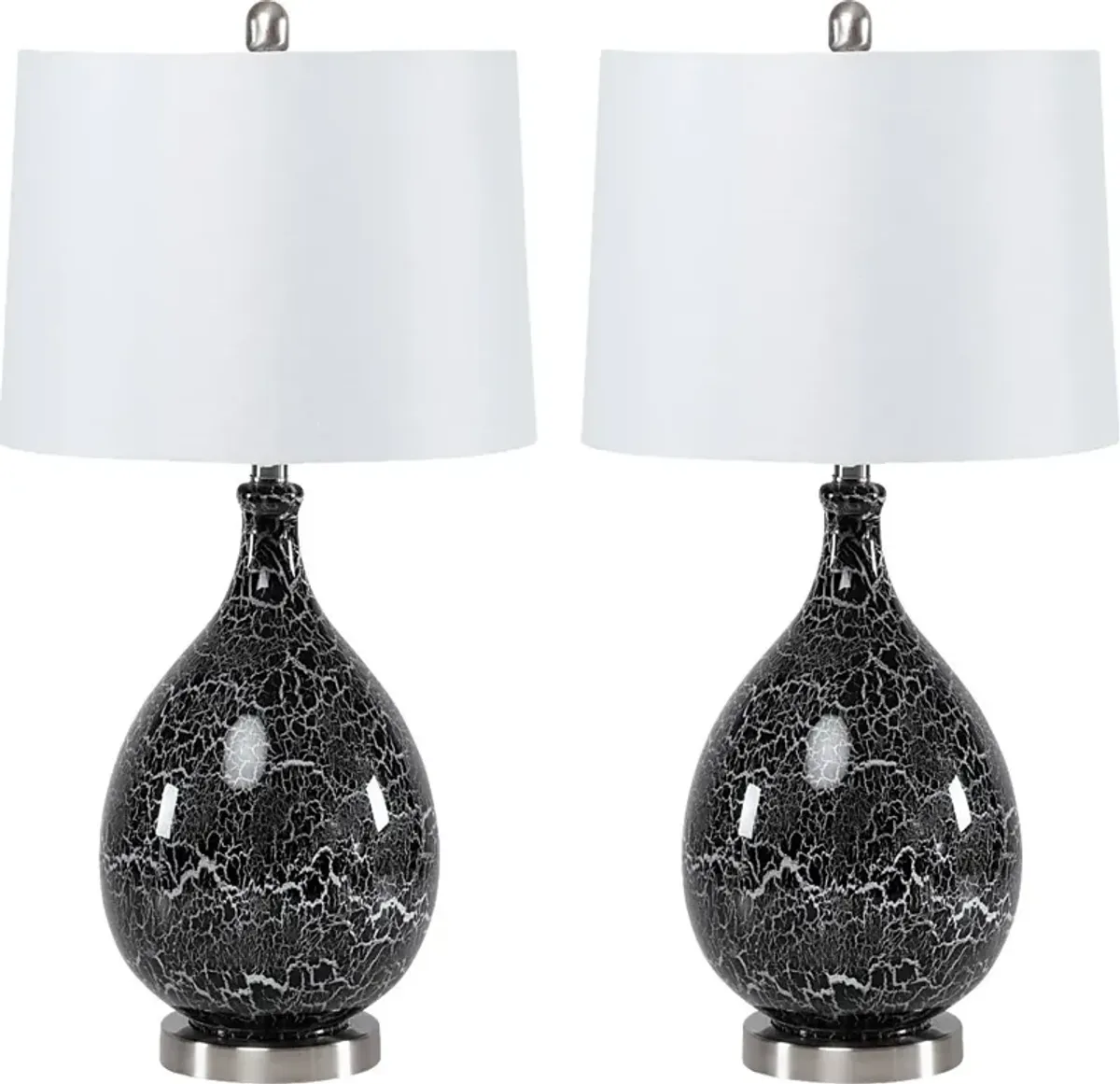 Builtmore Farm Gray Lamp, Set of 2