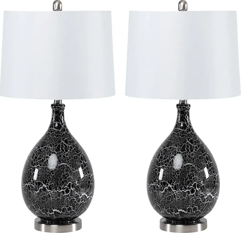 Builtmore Farm Gray Lamp, Set of 2