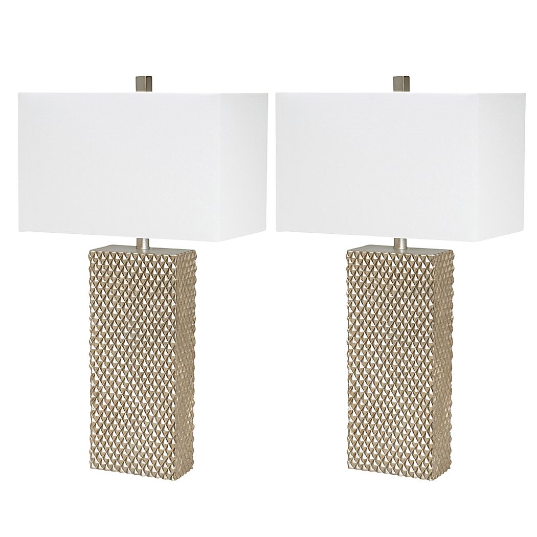 Jennifique Cave Gold Lamp, Set of 2