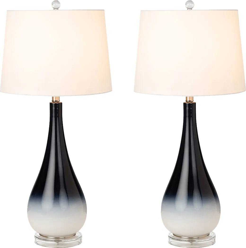 Lynhurst Home Black Lamp, Set of 2