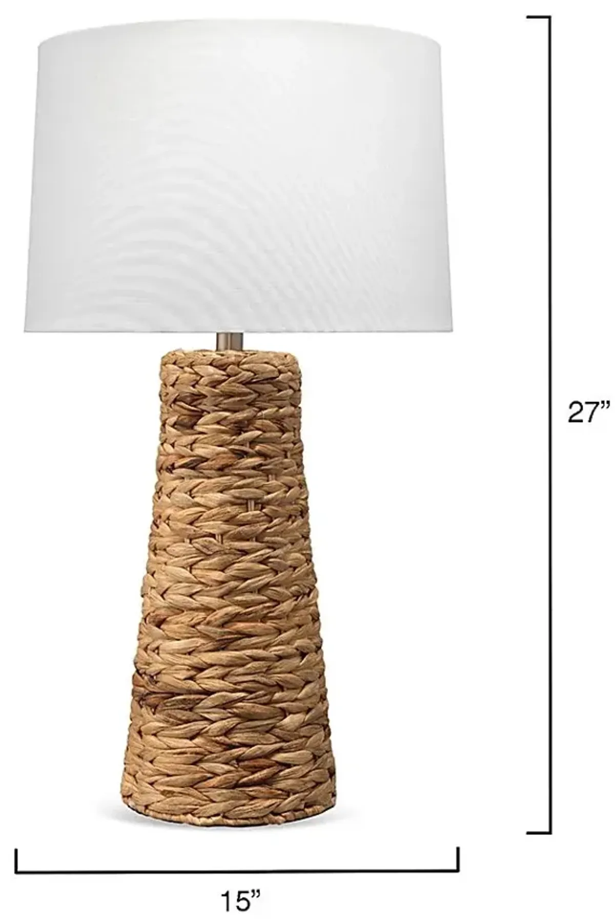 Caplan Shade Natural Lamp