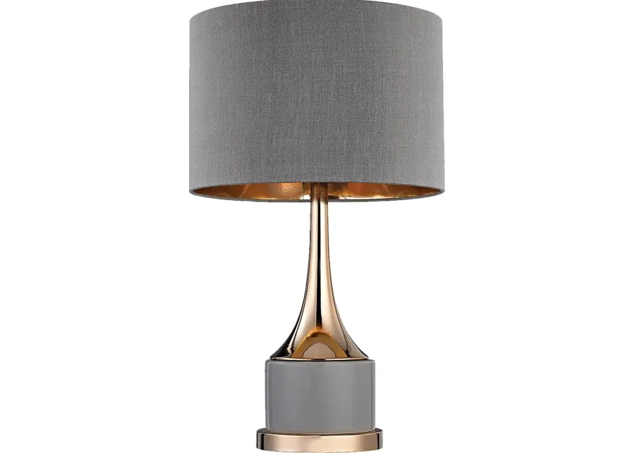 Wishart Club Gray Lamp