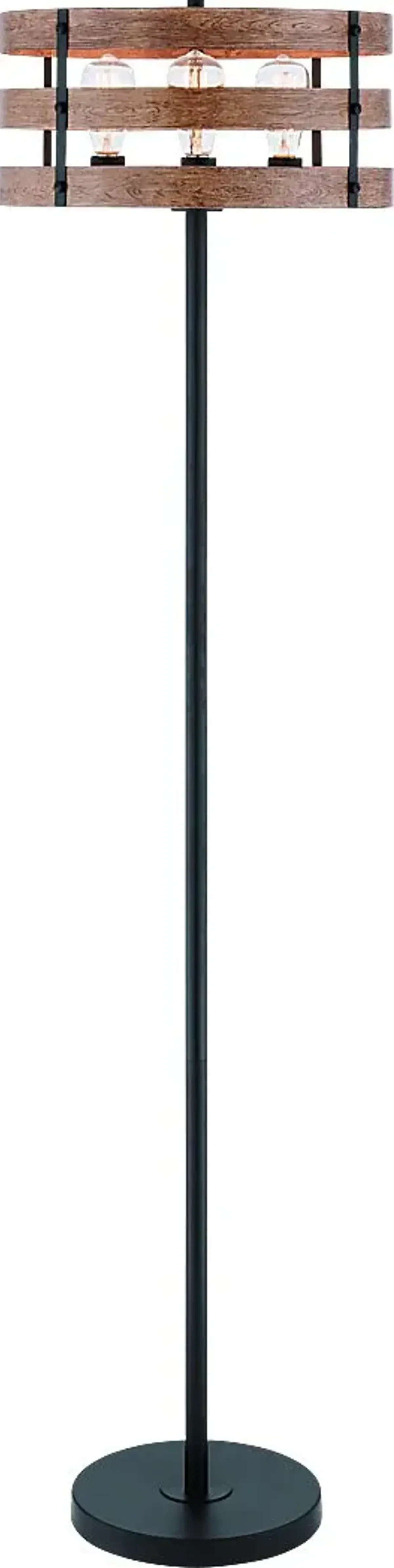 Quaylo Cove Black Floor Lamp