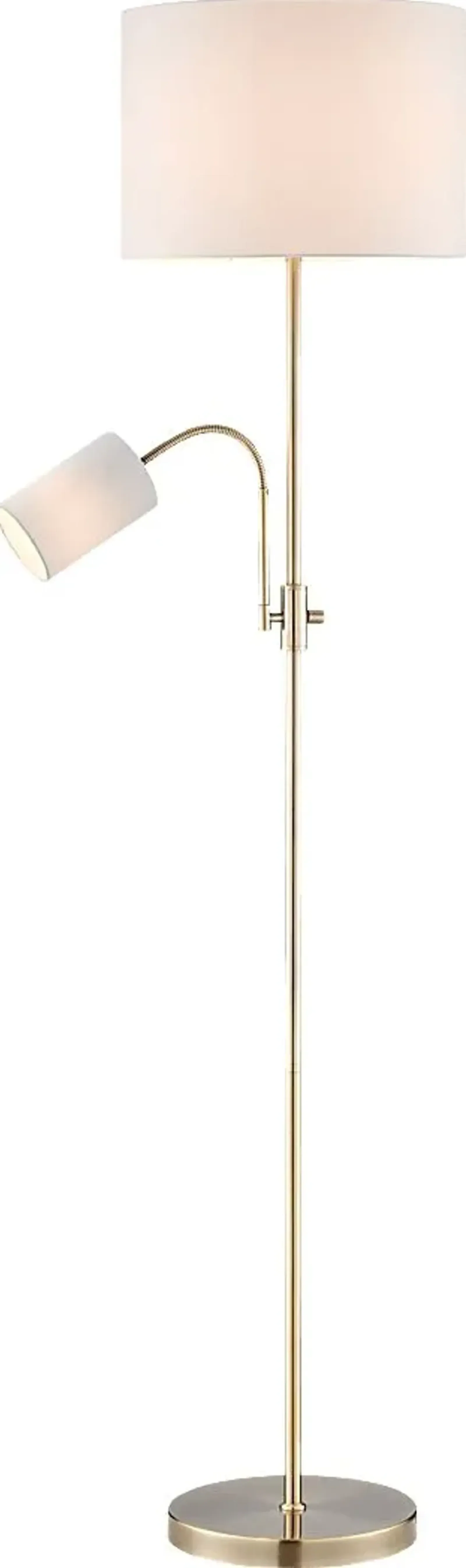 Klebba Reef Brass Floor Lamp