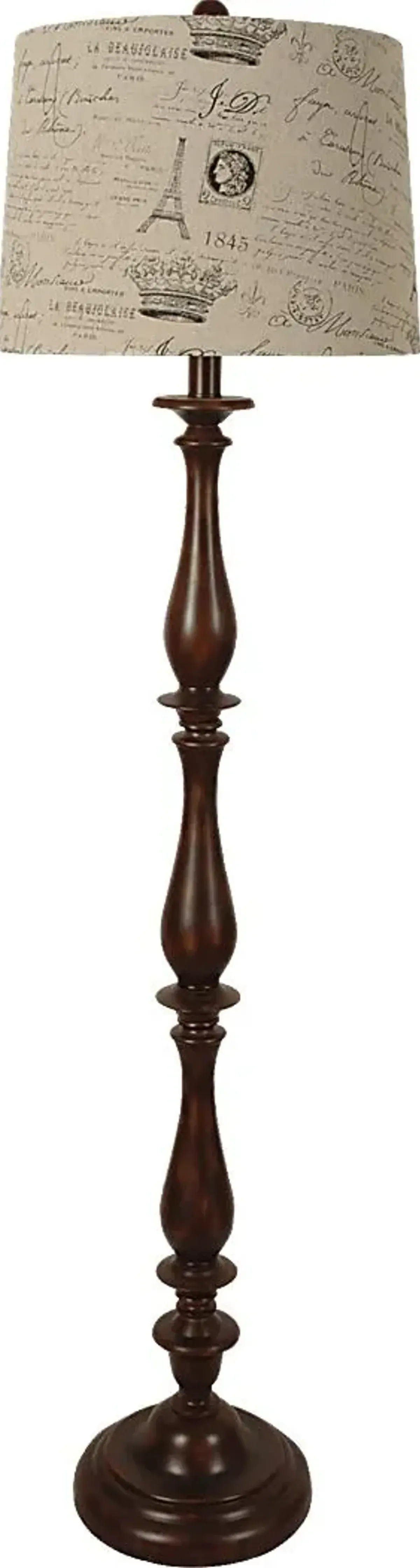 Ives Terrace Brown Floor Lamp