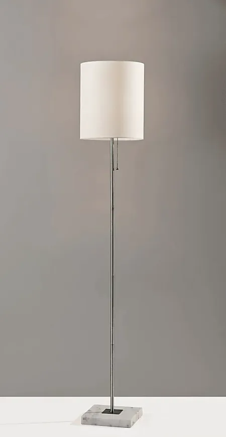 Abby Park Silver Floor Lamp