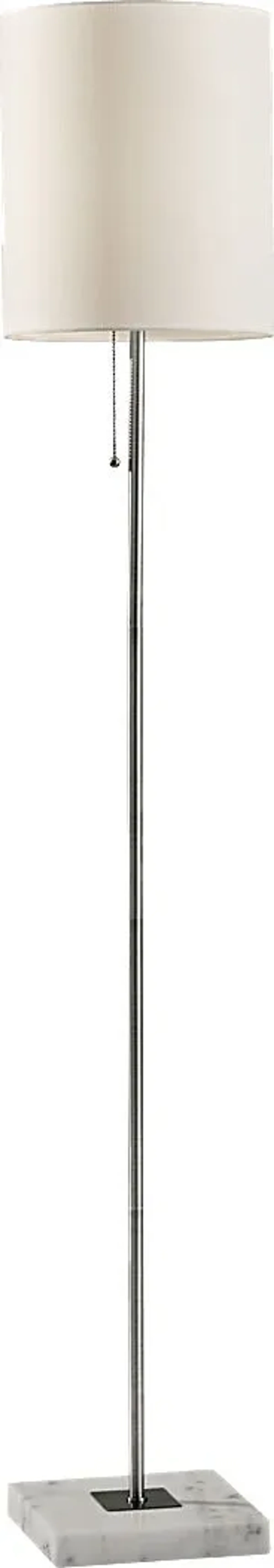 Abby Park Silver Floor Lamp