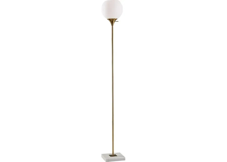 Abby Park Brass Torchiere