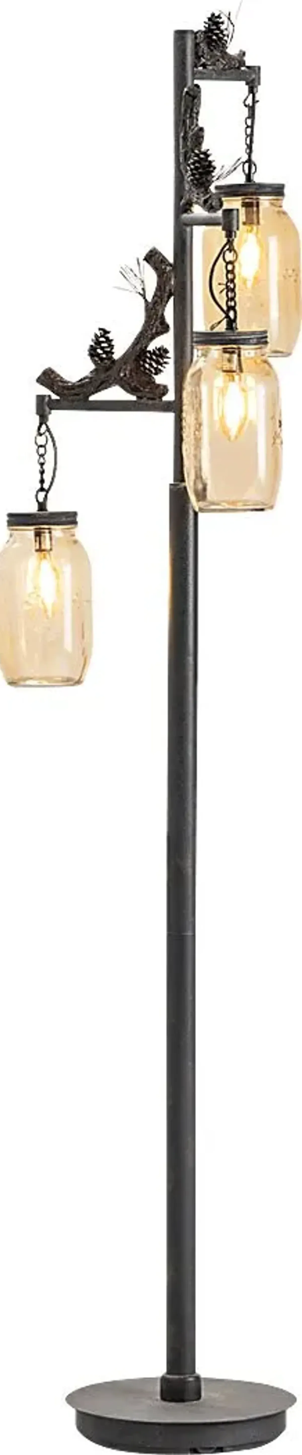 High Lane Rust Floor Lamp