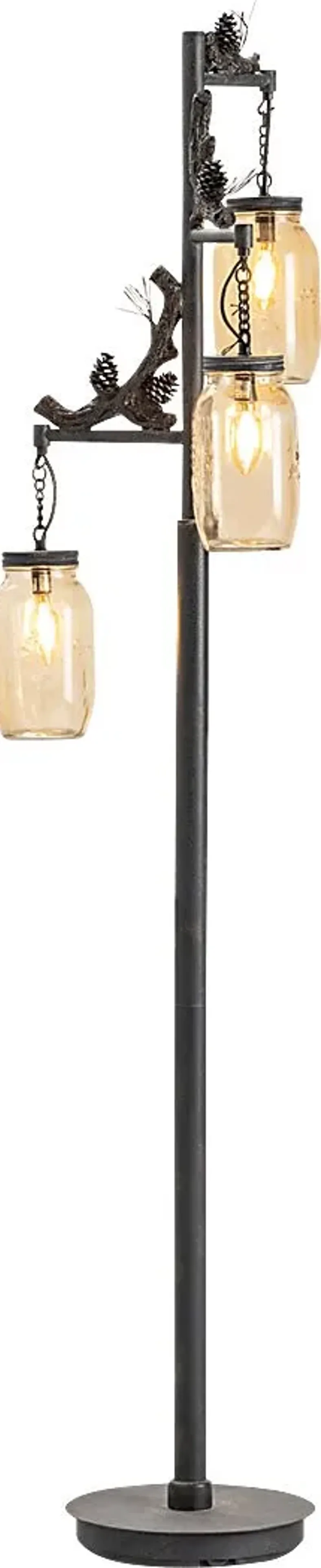 High Lane Rust Floor Lamp