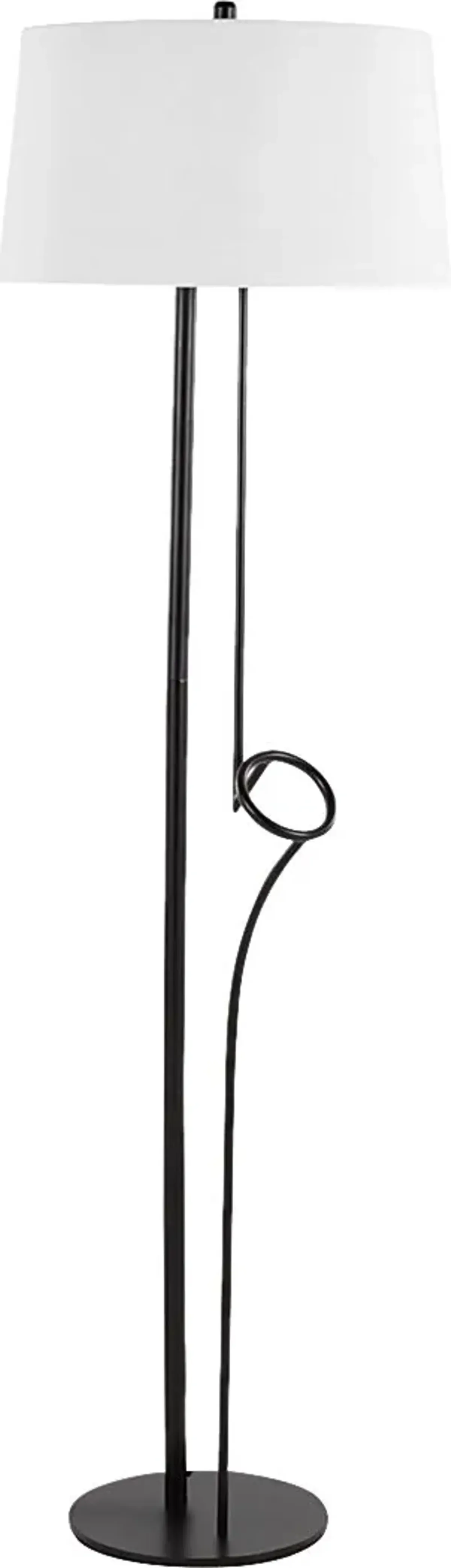 Andusia Black Floor Lamp