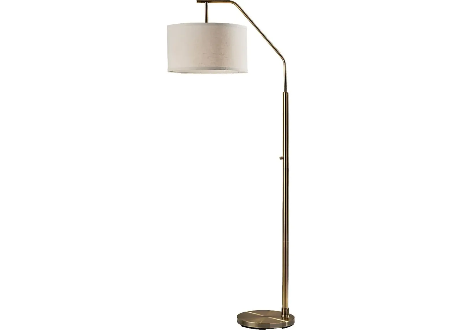 Islamorada Street Brass Floor Lamp