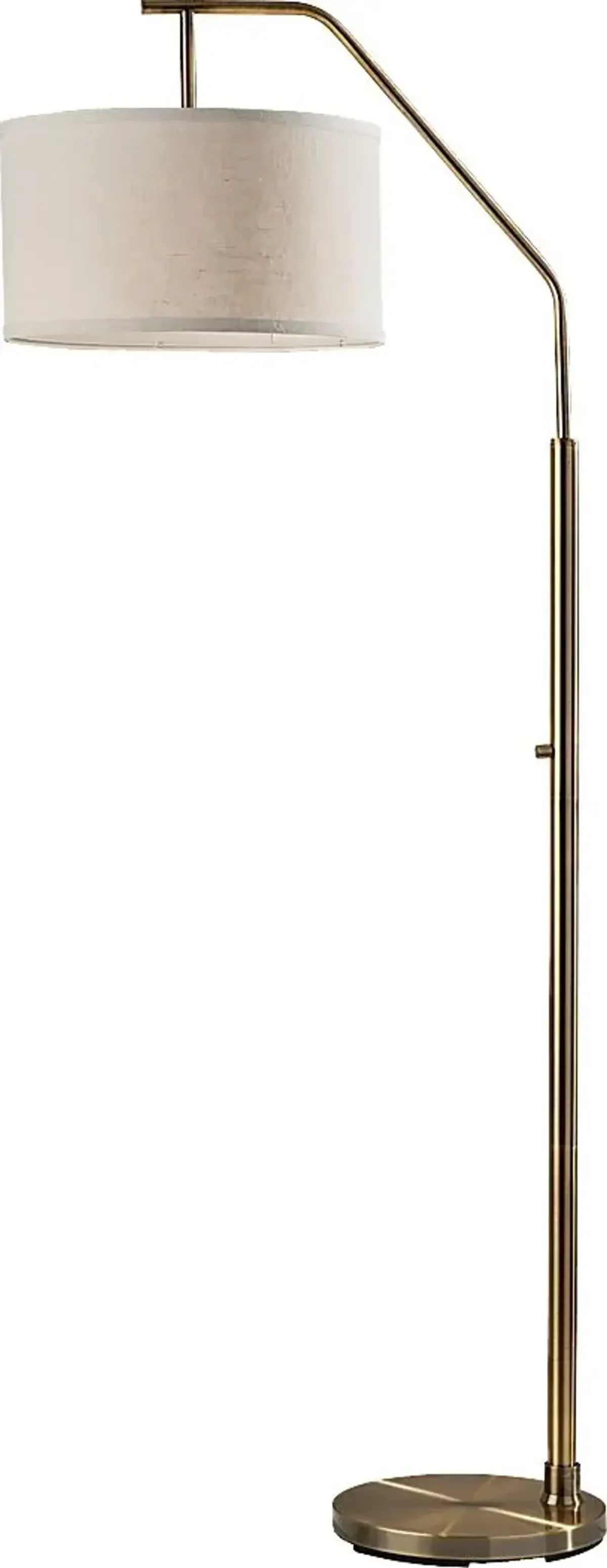 Islamorada Street Brass Floor Lamp