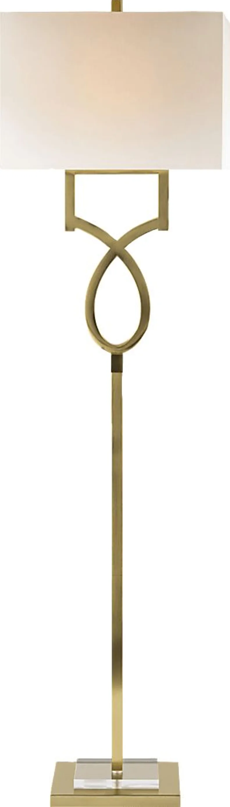 Halstead Point Brass Floor Lamp