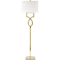 Halstead Point Brass Floor Lamp