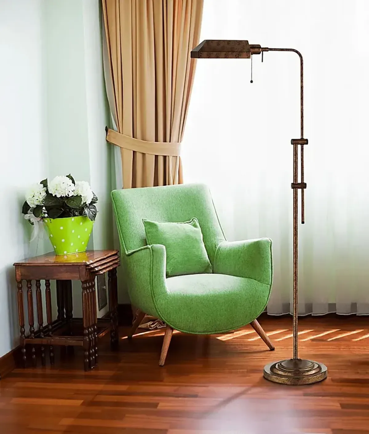 Petway Copper Floor Lamp