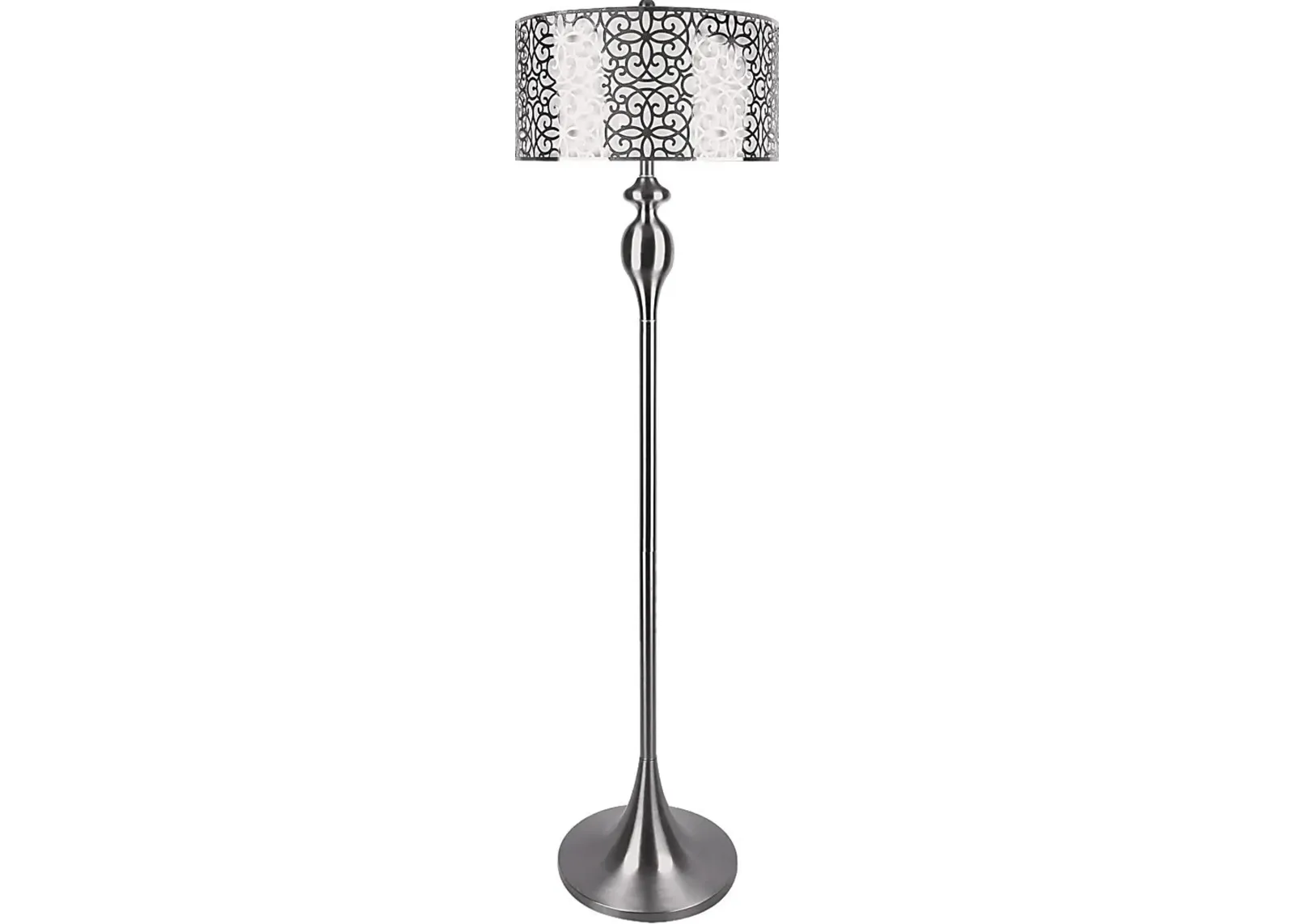 Sandhill Park Silver Floor Lamp