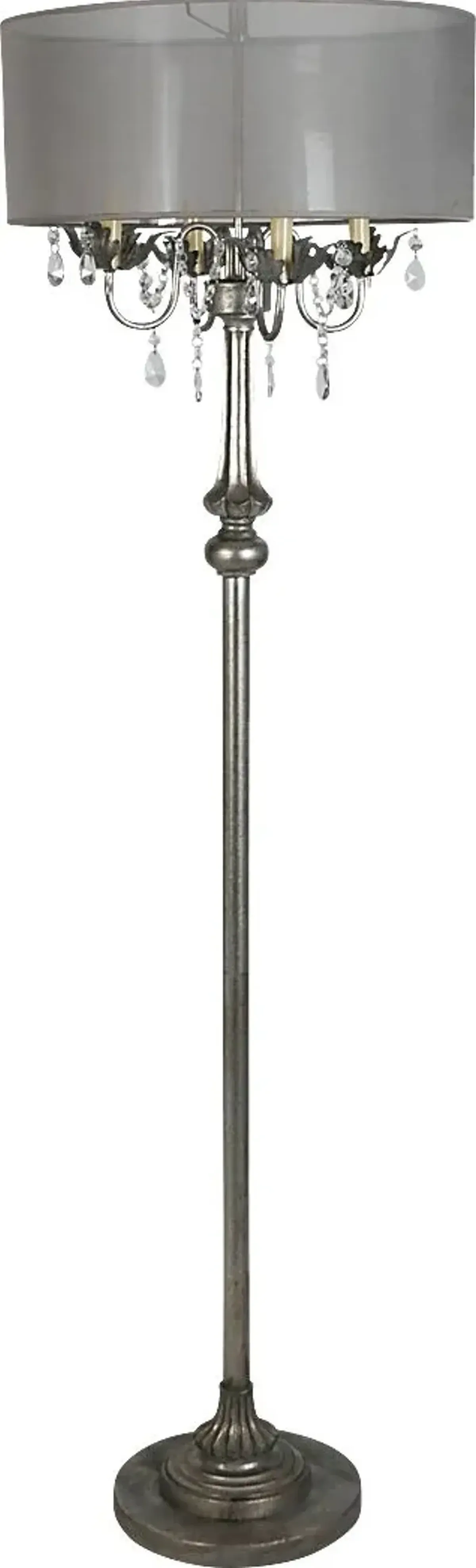 Parson Bloom Silver Floor Lamp