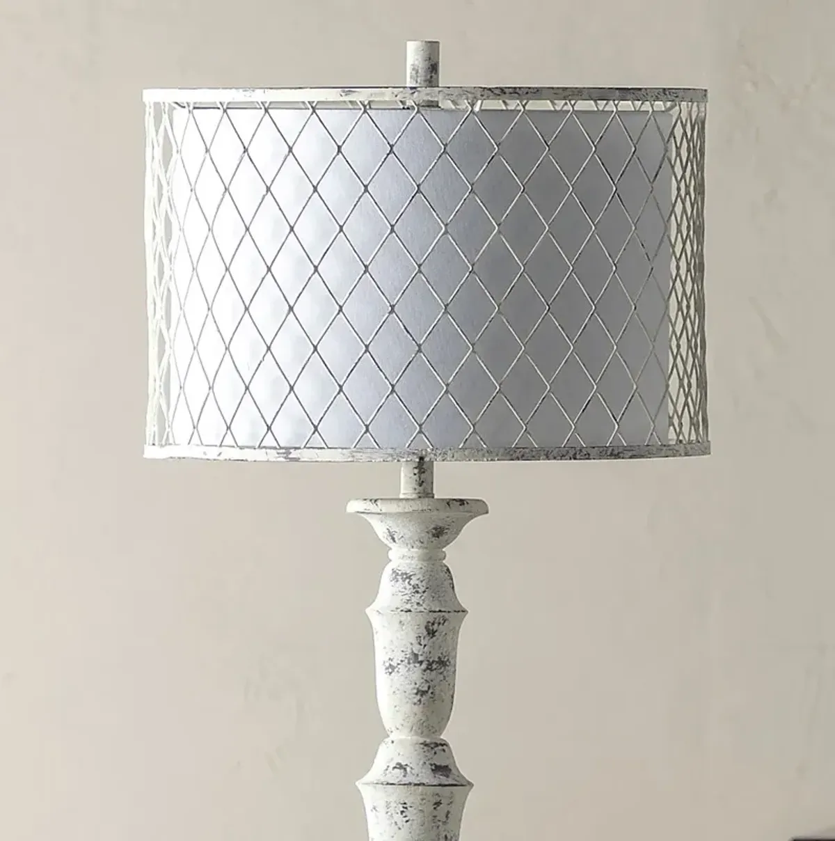 Willow Way White Floor Lamp