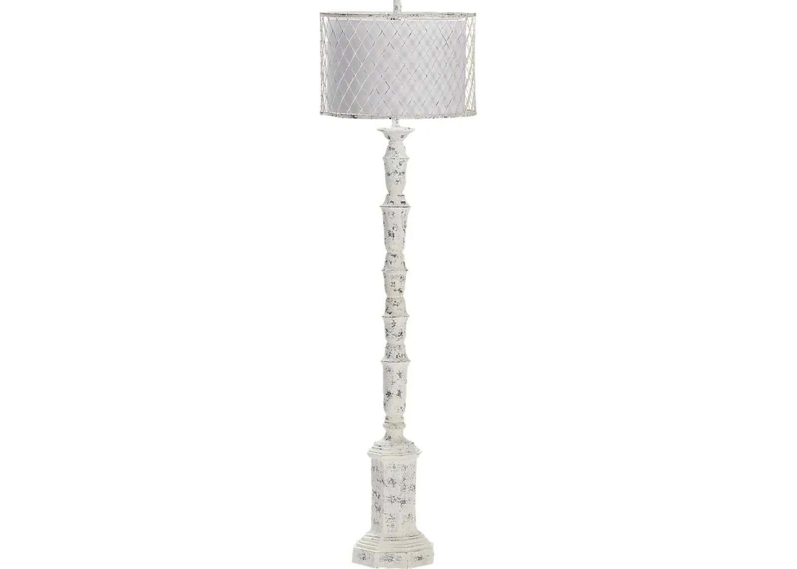 Willow Way White Floor Lamp