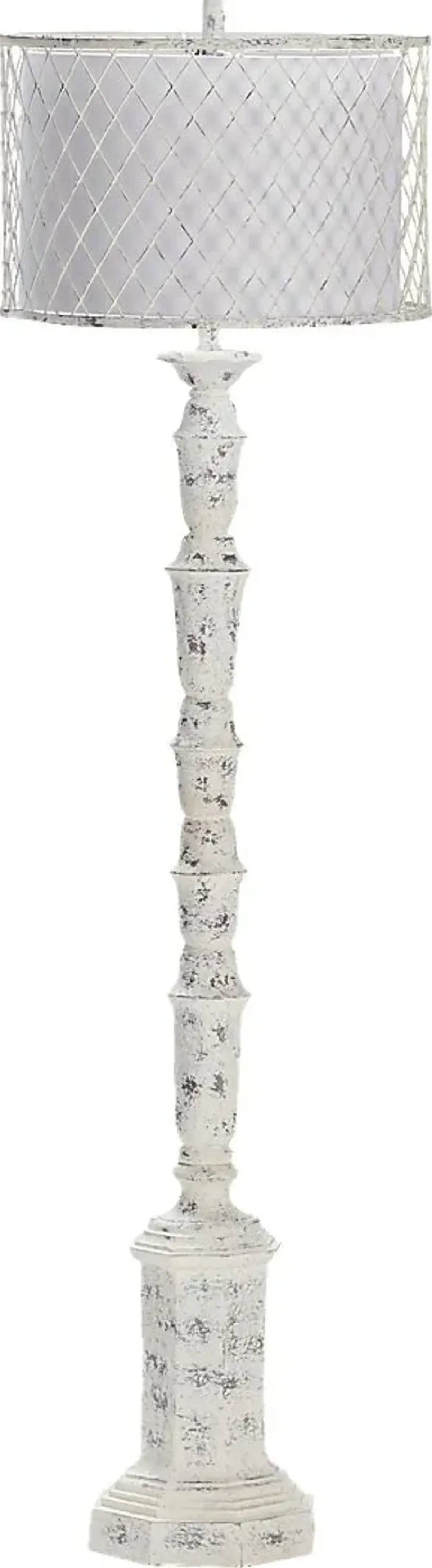 Willow Way White Floor Lamp