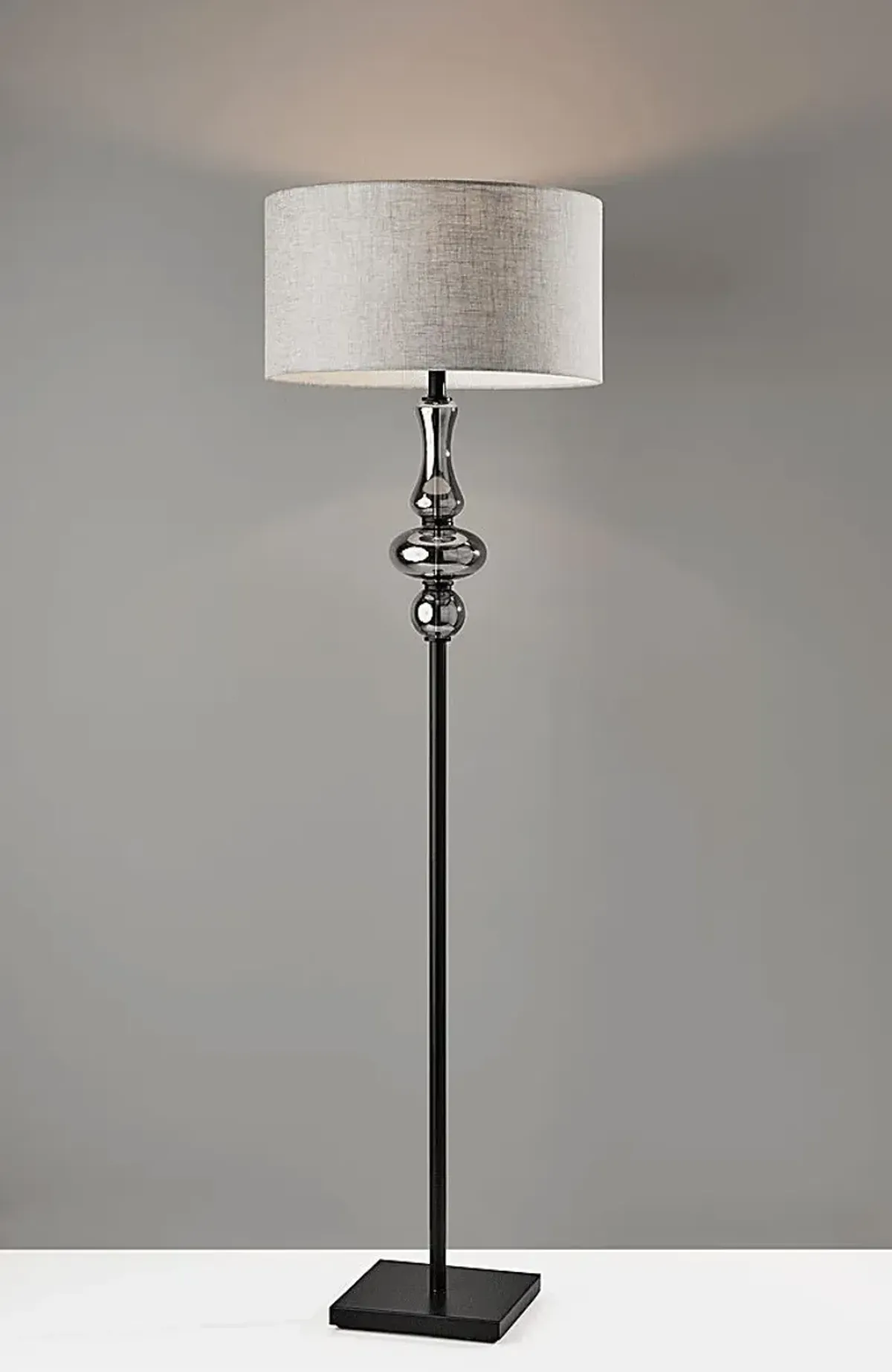 Innsbruck Way Smoked Glass Floor Lamp