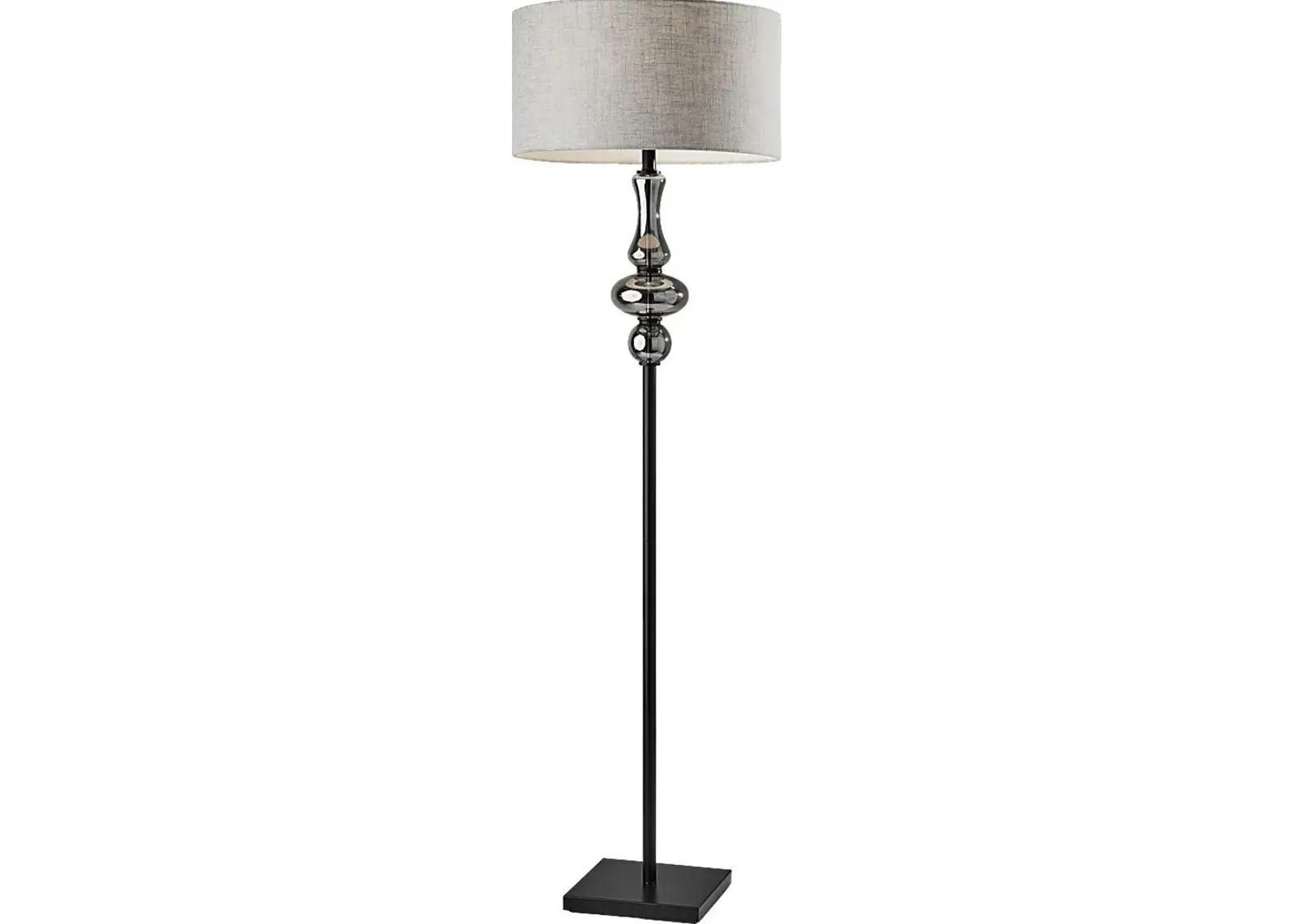 Innsbruck Way Smoked Glass Floor Lamp