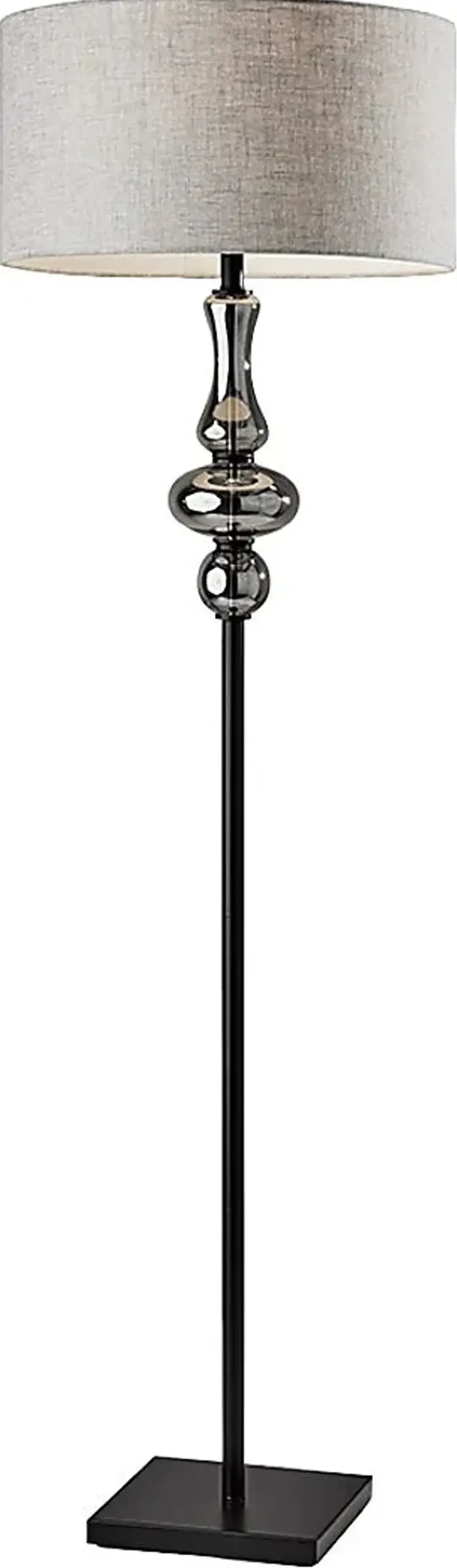 Natalie Black Floor Lamp