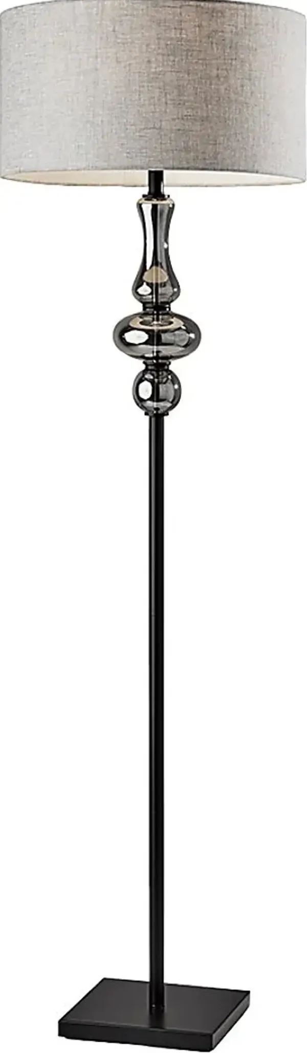 Natalie Black Floor Lamp