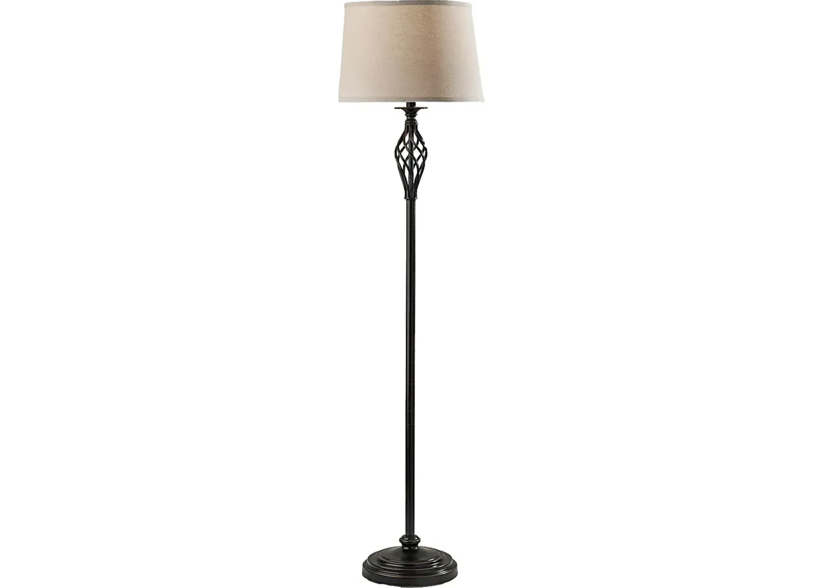 Kemble Bend Black Floor Lamp