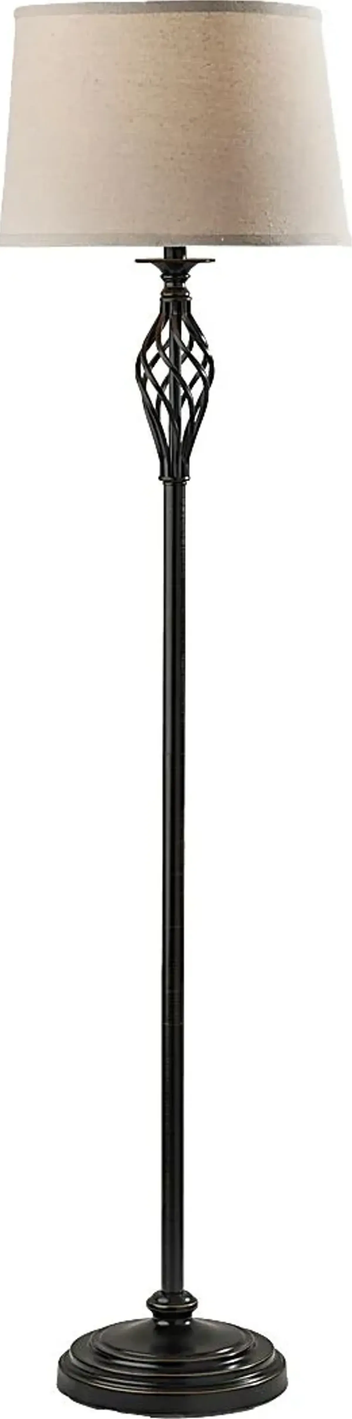 Kemble Bend Black Floor Lamp